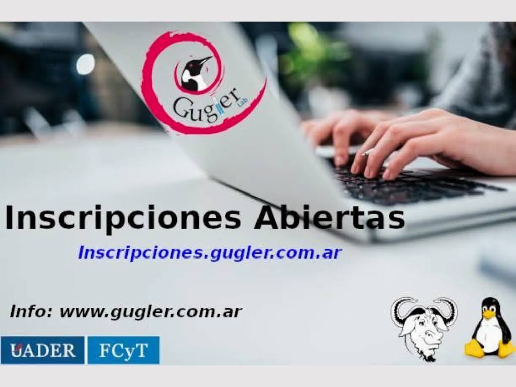 Se Abren Las Inscripciones A Los Cursos Del Laboratorio Gugler UADER FCyT